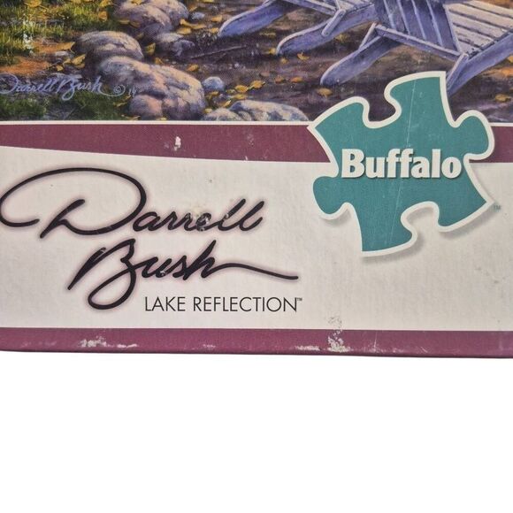 Buffalo Games Darrell Bush Lake Reflection 1000 pc Jigsaw Puzzle USED - Picture 4 of 9